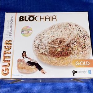 Glitter BloChair Gold Holographic 42 Inches Wide